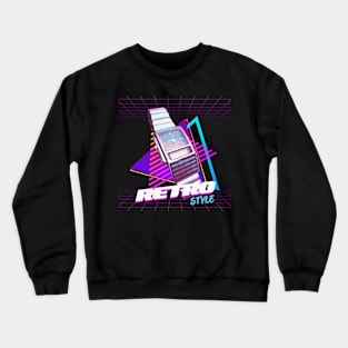 80s Retro Style Watch Crewneck Sweatshirt